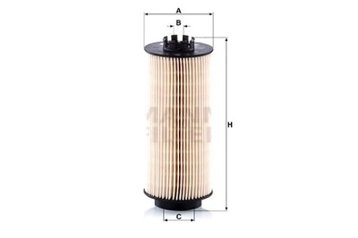 MANN-FILTER FILTRAS DEGALŲ TGX MAN TGS I TGX I D2066LF06-D3876LF09 