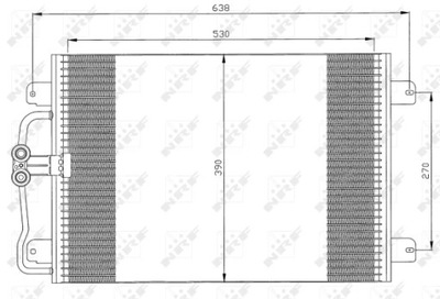 NRF 35832 КОНДЕНСАТОР, КОНДИЦИОНЕР