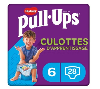 HUGGIES Pieluchy dla chłopców 2 - 4 lata: 15 - 23kg Pull-Ups
