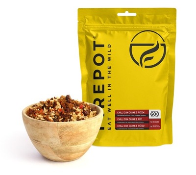 FIREPOT WOŁOWY CHILLI CON CARNE Z RYŻEM - LIOFIL