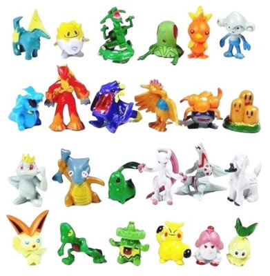 Figurki POKEMON Zestaw Figurek 24 sztuki