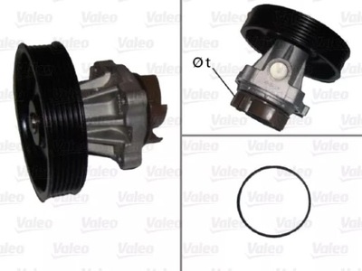 VALEO 506716 НАСОС ВОДЫ FIAT 1.3 JTD