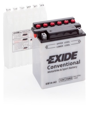 АКУМУЛЯТОР МОТОЦИКЛЕТНИЙ EXIDE YB14A-A2 14AH 145A