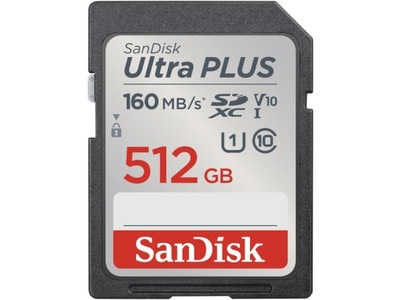 Karta pamięci SANDISK Ultra Plus SDXC 512GB