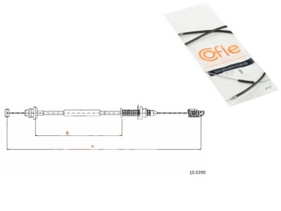 CABLE GAS COFLE 10.0390 RENAULT COFLE  