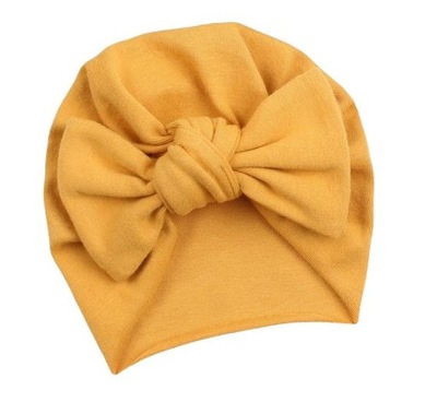 Czapka niemowlęca TURBAN wiosna jesień 6-12 mscy