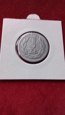 PRL, Moneta 1 złoty 1949 rok Ładna / Aluminium