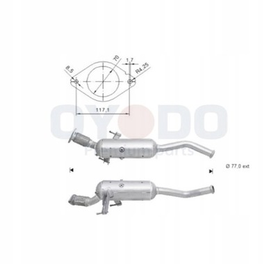 Фильтр частиц твердых do opel movano фото №1