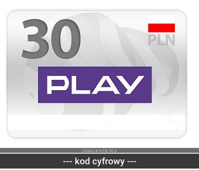 Doładowanie Play 30 zł