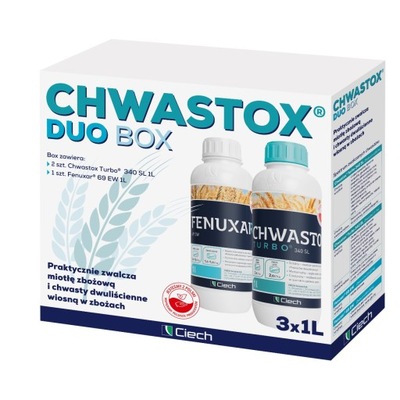 Chwastox DUO BOX 2x1L Turbo + 1L Fenuxar CIECH herbicyd na zboża jare