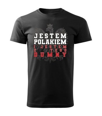 Koszulka patriotyczna JESTEM POLAKIEM... r.XXL