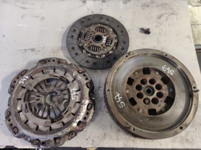 Vw crafter 2.5 tdi bjk колесо двухмассовый 415033510 сцепление диск прижим фото №1