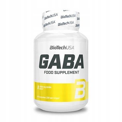 Biotech USA GABA 60caps Wyciszenie Sen Spokój