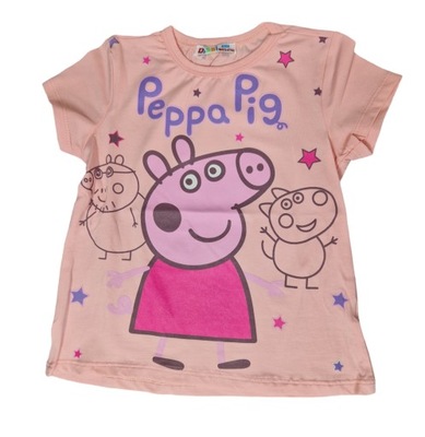 Bluzka dla dziewczynki Świnka Peppa różowa rozmiar 110(4-5lat)