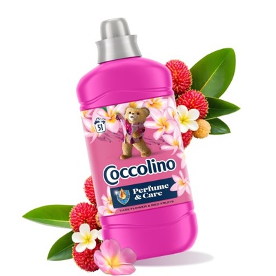 COCCOLINO CREATIONS TIARE FLOWER&RED FRUITS PŁYN DO PŁUKANIA TKANIN 1,27L