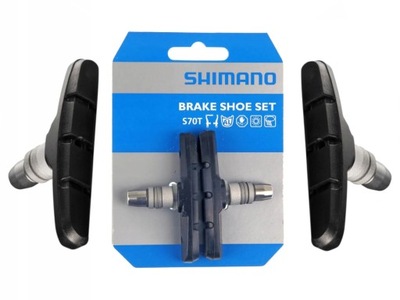 Klocki hamulcowe rowerowe Shimano S70T V-brake