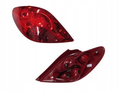 Ліва лампа задня peugeot 207 2006-2009 nowa фото №1