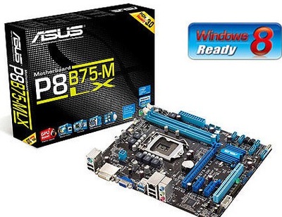 Płyta główna Asus P8B75-M LX I3, I5, I7 socket 1155 2xDDR3 ( 16GB RAM )