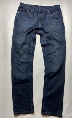 Levi's 511 STRAUSS LEVIS oryginalne granatowe Spodnie Jeansy W 32 L 32