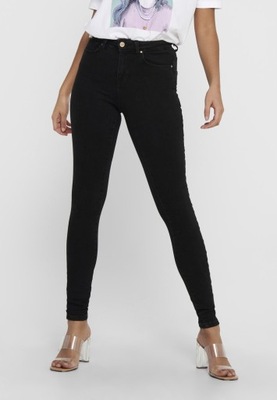 Spodnie jeansy damskie ONLY czarne XL/32
