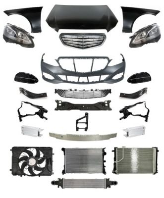 Капот перед mercedes e w212 13-16 капот бампер pas крила лампа фото №1