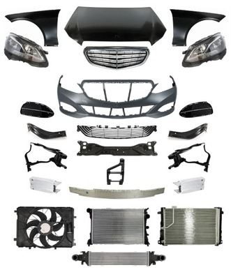 Mercedes e w212 13-16 перед бампер капот лампа фото №1