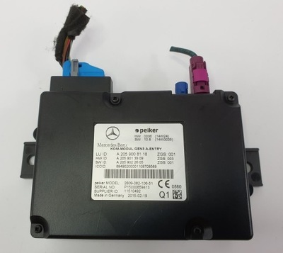 Модуль блок управления telematik mercedes w212 lift фото №1