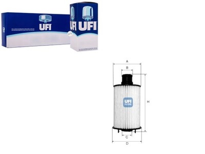 UFI FILTRO ACEITES MD739 CH10992 OX774DECO OX774D  