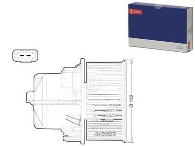 VENTILADOR SOPLADORES VOLVO S60 II S80 II V60 I V70 3 XC60 I XC70 II  