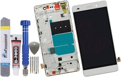 Wyświetlacz LCD Ekran Huawei Ascend P8 Lite Ramka Biały