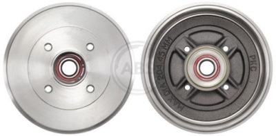 2x bębne тормозные a.b.s. 2881-sc ø203mm задняя do renault clio ii thalia i фото №1