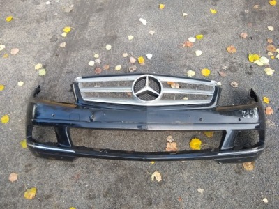 Бампер передний mercedes c klasa w204 решётка радиатора a2048800023 фото №1