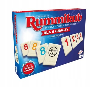 Rummikub XP dla 6 graczy gra logiczna liczbowa 81733