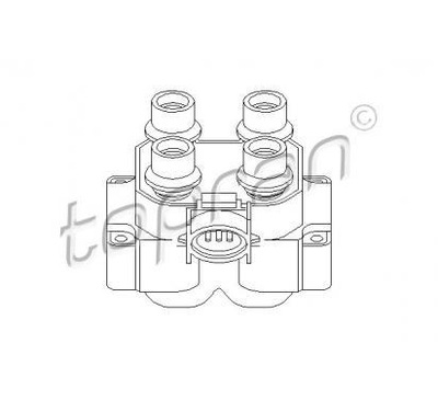 КАТУШКА ЗАЖИГАНИЯ TOPRAN 300 595