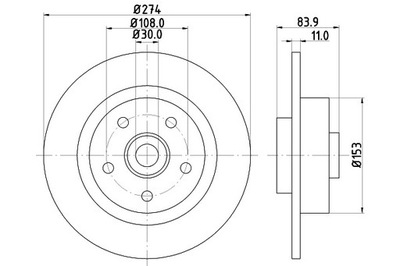 SENSOR POSICIÓN ROLLO DISTRIBUCIÓN 6PU 009 HELLA 6PU 009 168-541  