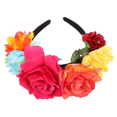 OPASKI RÓŻA OPASKA DZIEWCZYNA NAKRYCIE GŁOWY SYMULOWANA OPASKA KWIATOWA