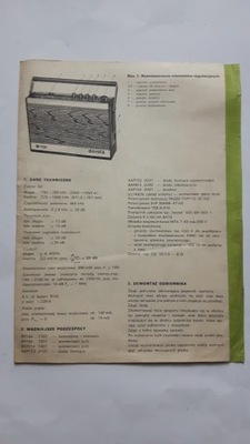 Schematy urzadzen radioelektronicznych - Radio DOROTA Typ MOT-744 - (1982)
