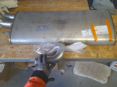 Гаситель выхлоп vw t-roc 19r. фото №1