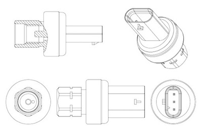 MAHLE JUNGIKLIS SLĖGINIS KONDICIONAVIMO CHRYSLER 300C PACIFICA DODGE 