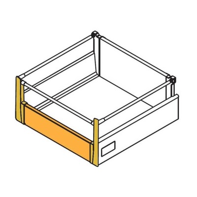 Modern Box panel wewnętrzny front szary 1100 mm