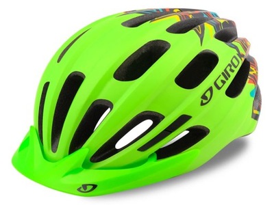 Kask juniorski GIRO HALE matte lime roz.50-57