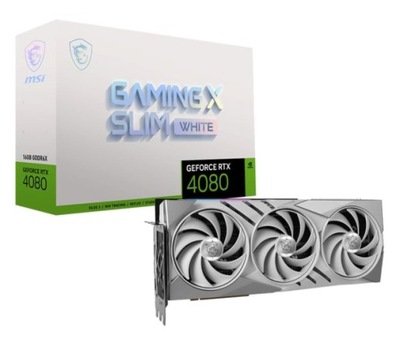 OUTLET MSI GeForce RTX 4080 GAMING X SLIM WHITE