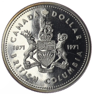 1 dolar -Przyłączenie Kolumbii Brytyjskiej- 1971r.