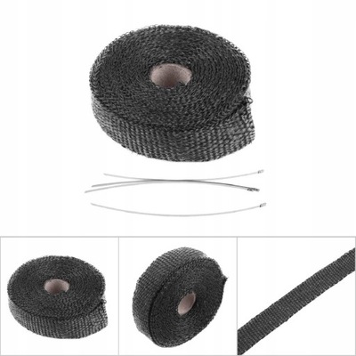 OWIJKA IZOLACJA WYDECHU TERMOIZOLACYJNA 5M CZARN