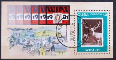 KUBA - 1981 - WYSTAWA WIPA 81 - BLOK