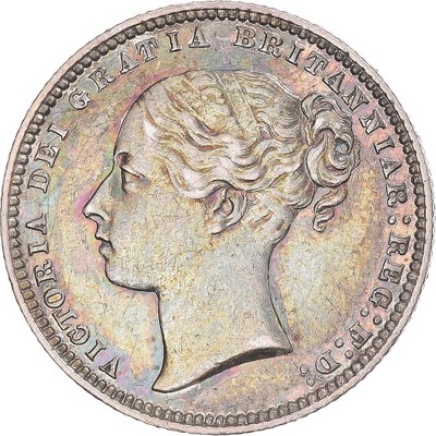 Moneta, Wielka Brytania, Victoria, Shilling, 1868,