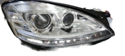 Mercedes w221 лампа права передня ксенон lift uk фото №1