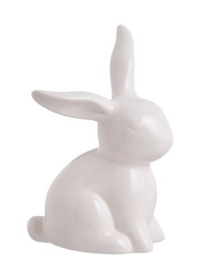 zając królik ceramiczna figurka 17cm