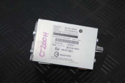 Модуль блок управления lexus ct200h 861a0-76030 фото №1