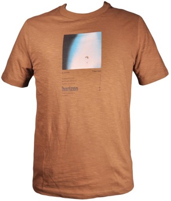 S.OLIVER t-shirt REGULAR brown TEE _ M